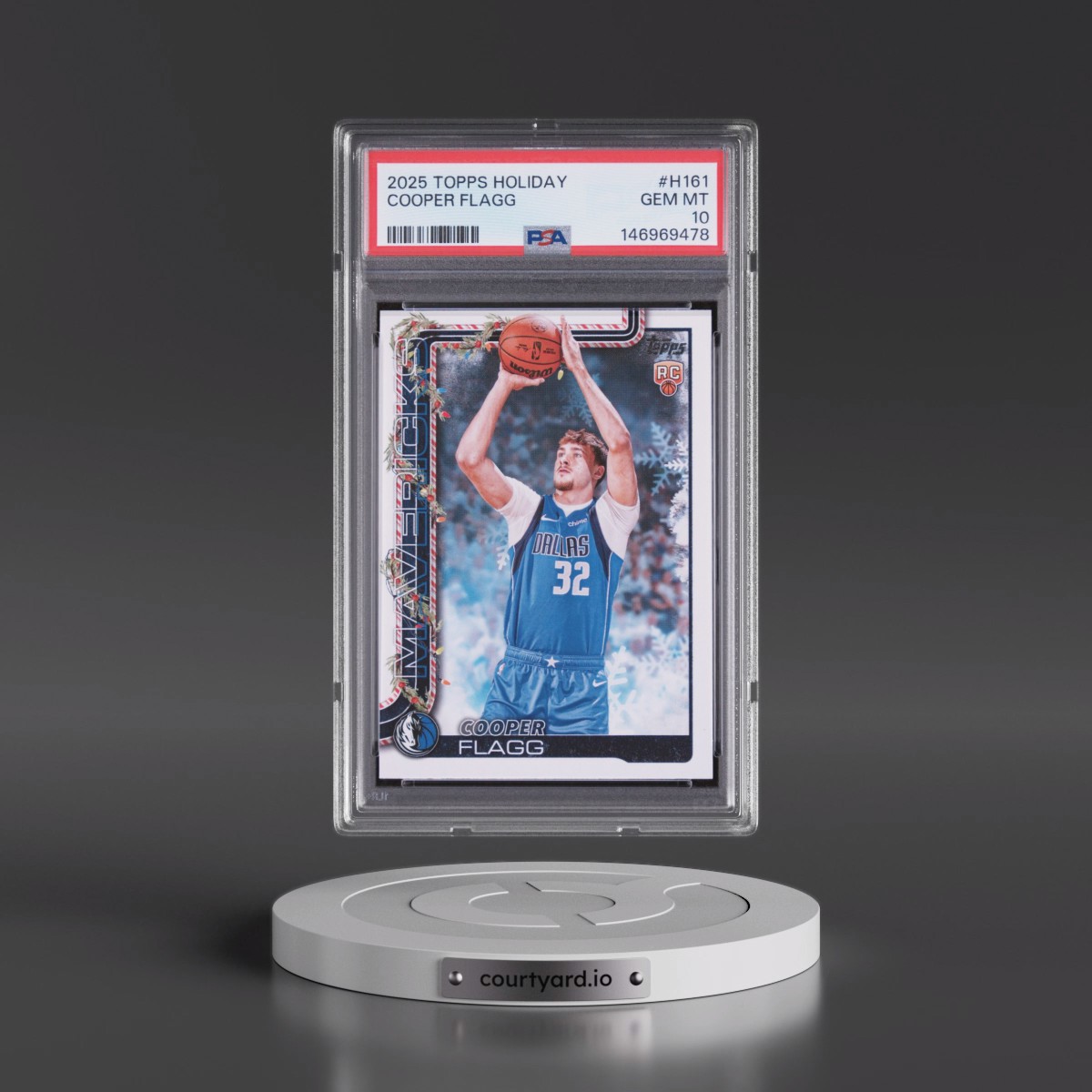 2025 Topps Holiday #H161 Cooper Flagg (PSA 10 GEM MINT)