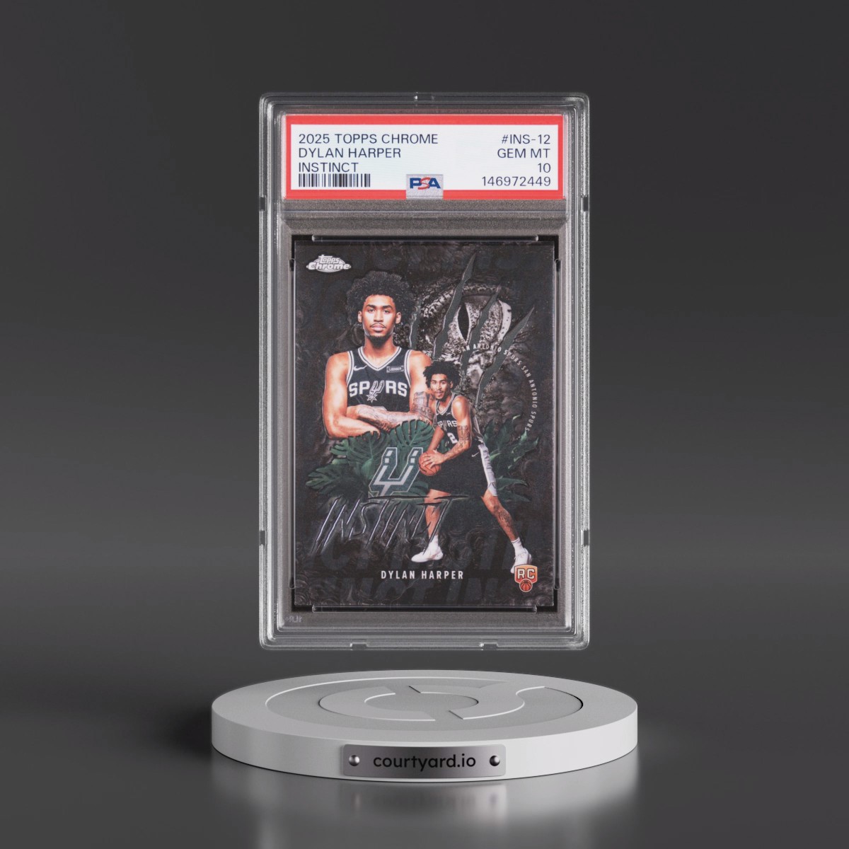 2025 Topps Chrome Instinct #INS-12 Dylan Harper (PSA 10 GEM MINT)