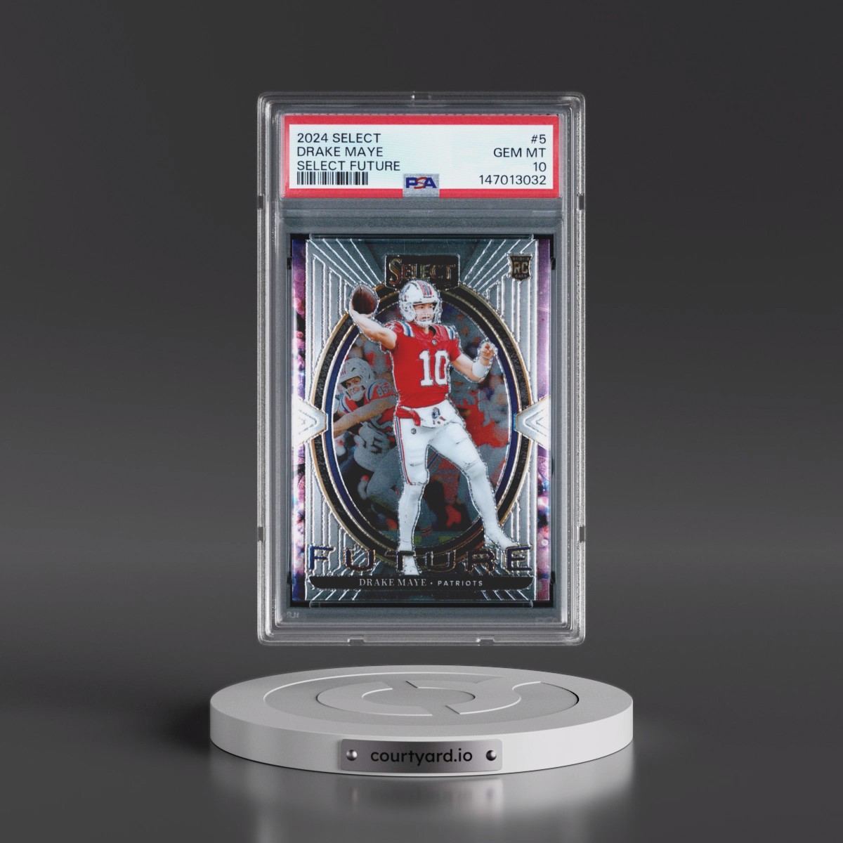 2024 Panini Select Select Future #5 Drake Maye (PSA 10 GEM MINT)