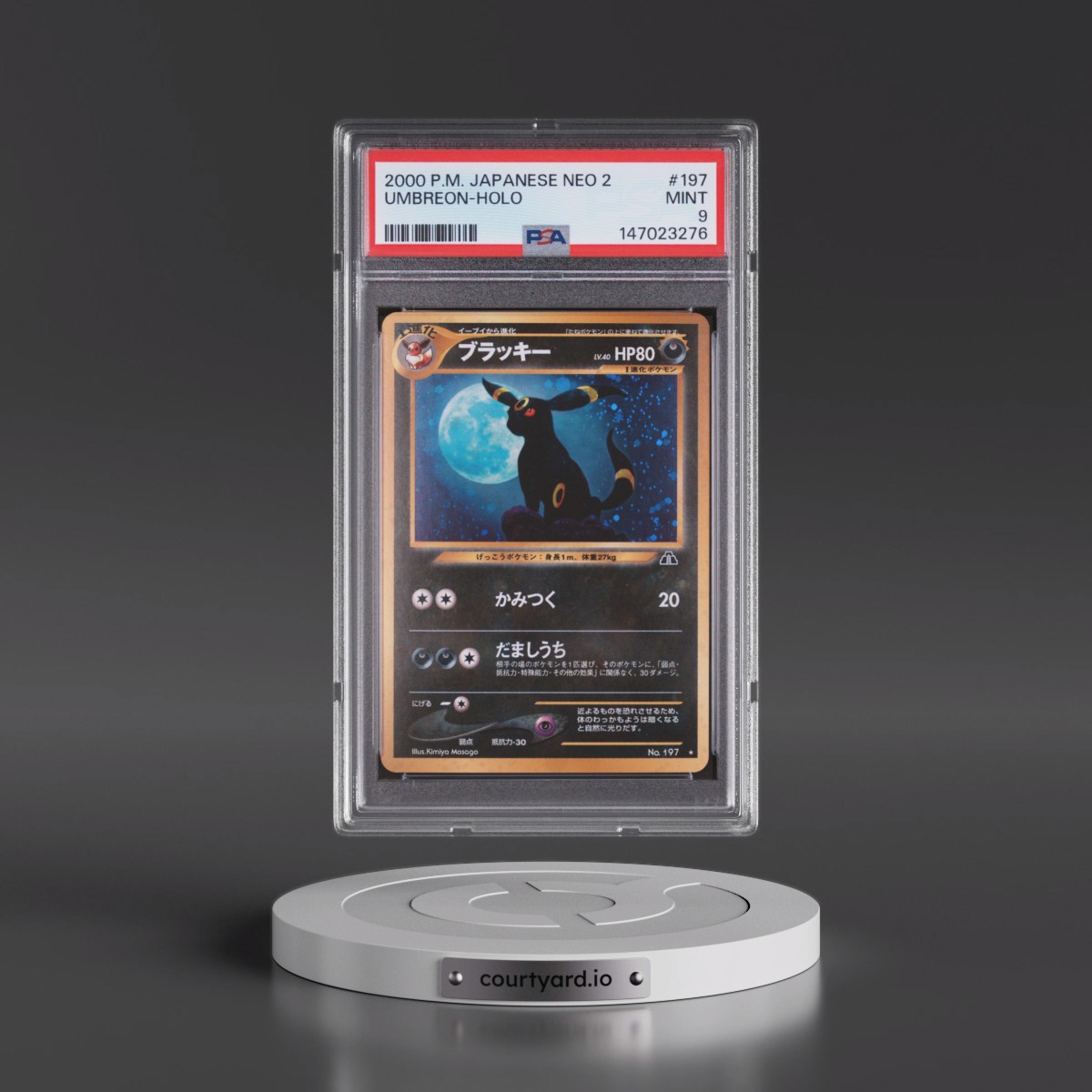 2000 Pokémon Neo 2 #197 Umbreon - Holo (PSA 9 MINT)