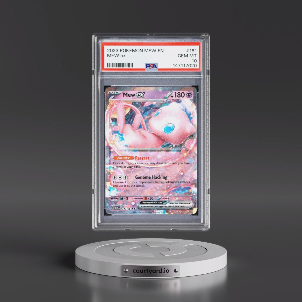 2023 Pokémon Mew EN-151 #151 Mew EX - Holo (PSA 10 GEM MINT)