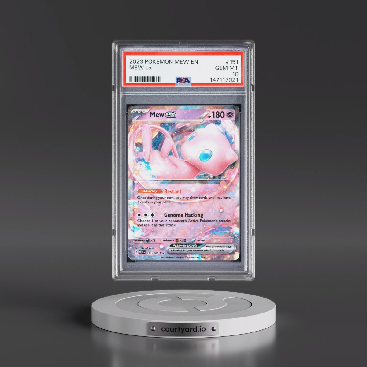 2023 Pokémon Mew EN-151 #151 Mew EX - Holo (PSA 10 GEM MINT)