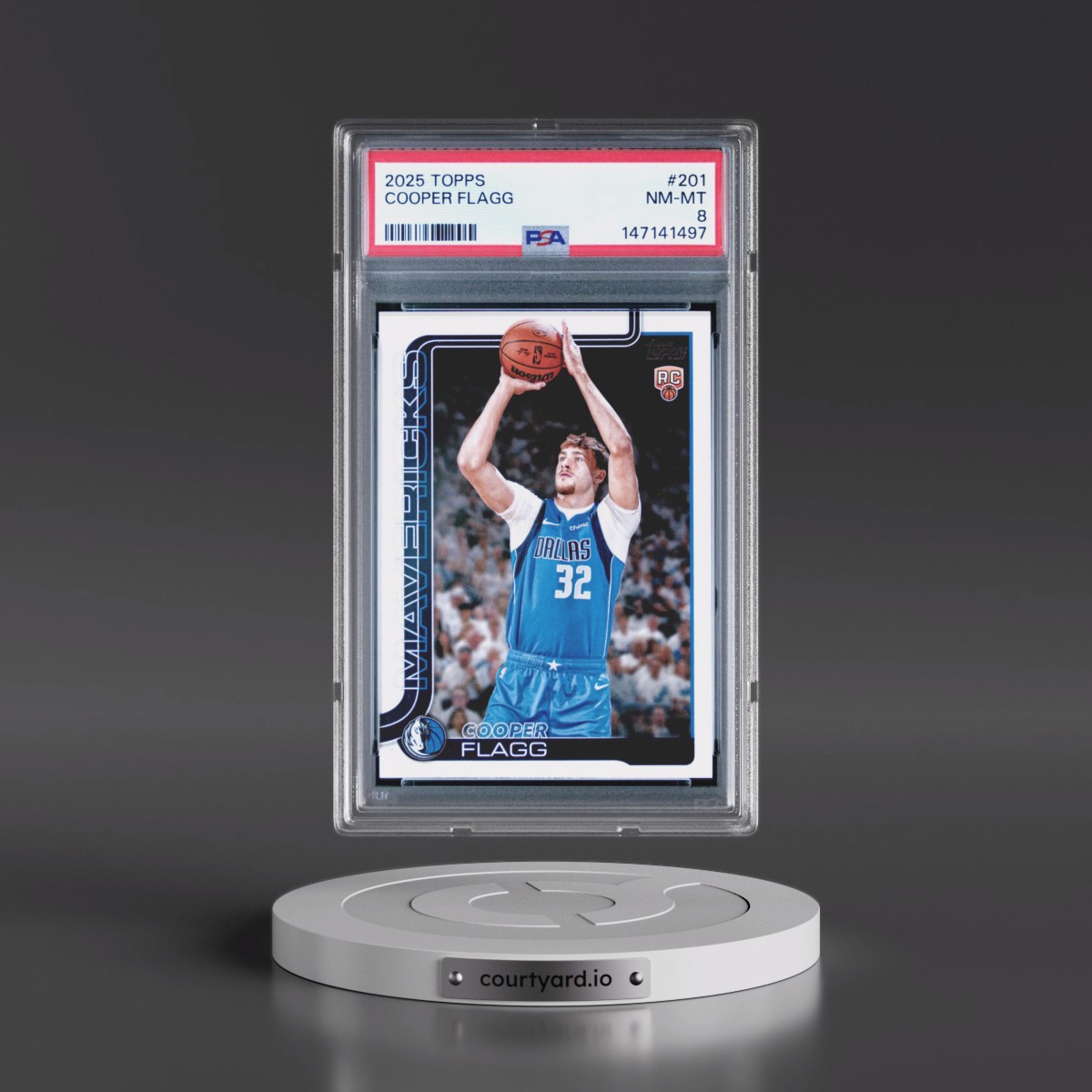2025 Topps #201 Cooper Flagg (PSA 8 NM-MT)