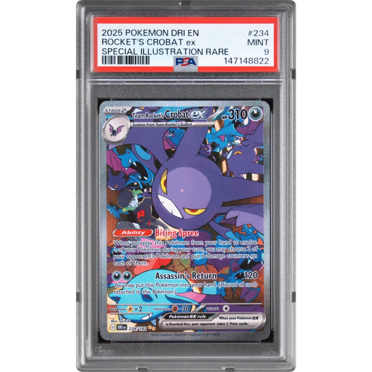 Pokémon Dri Destined Rivals Team Rocket's Crobat ( )