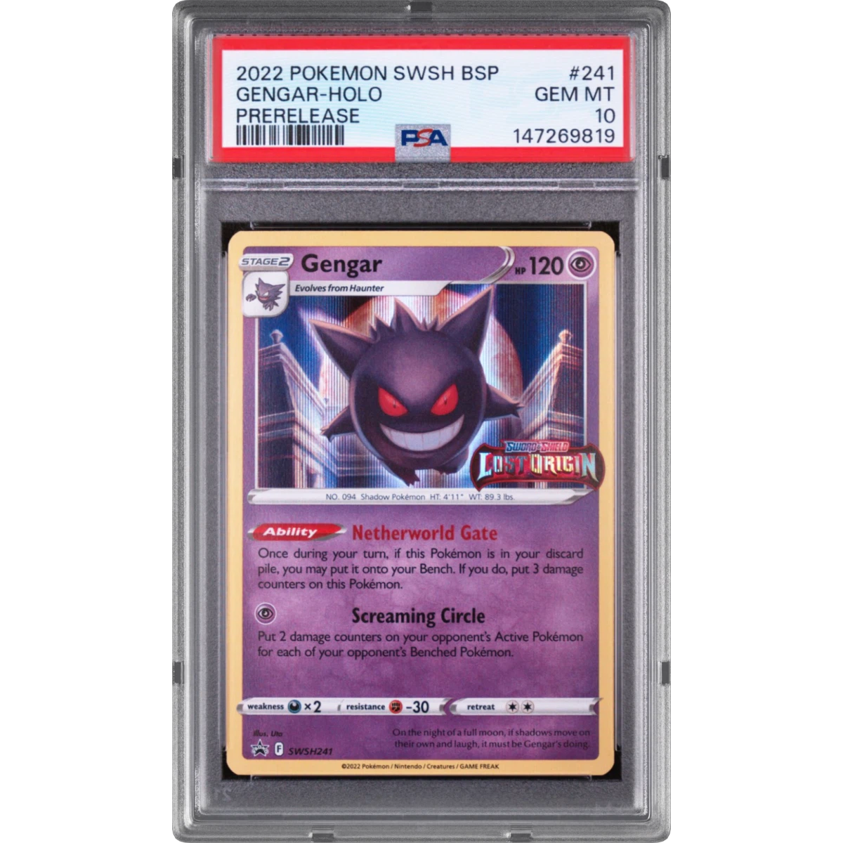 Gengar card artwork