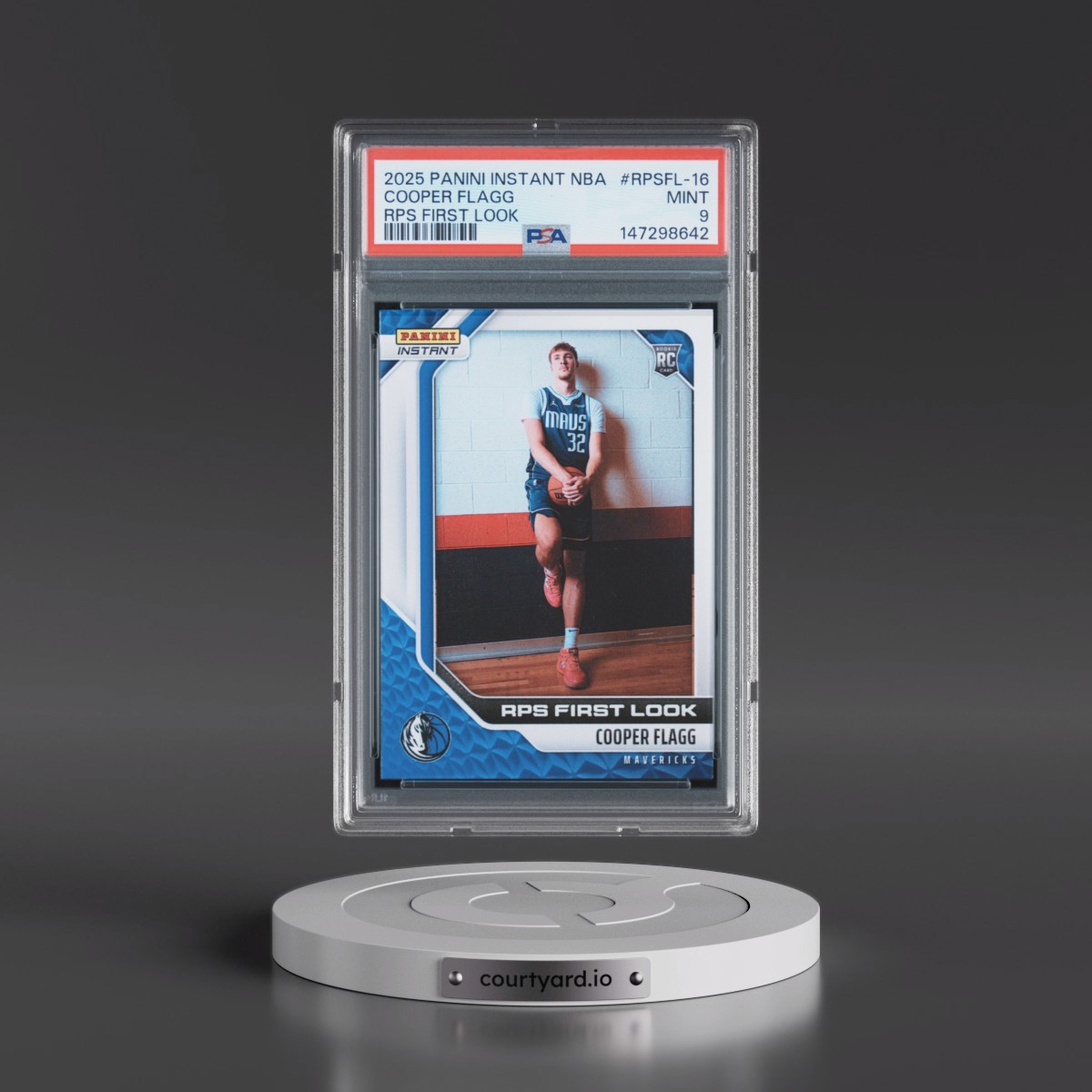 2025 Panini Instant NBA Rps First Look #RPSFL-16 Cooper Flagg (PSA 9 MINT)