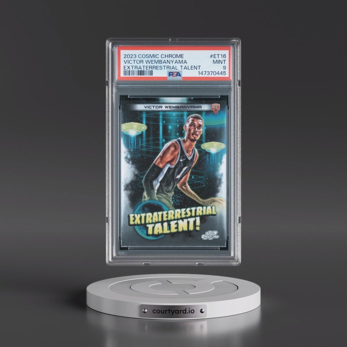 2023 Topps Cosmic Chrome Extraterrestrial Talent #ET16 Victor Wembanyama (PSA 9 MINT)