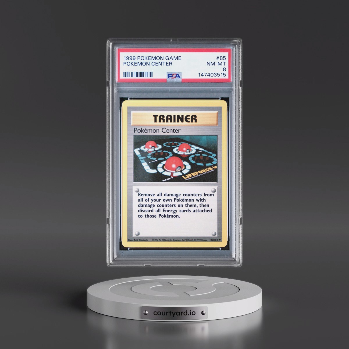 1999 Pokémon Game #85 Pokemon Center (PSA 8 NM-MT)