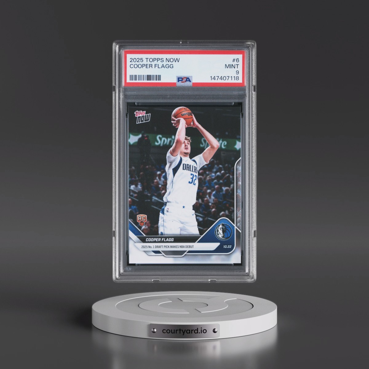 2025 Topps Now #6 Cooper Flagg (PSA 9 MINT)