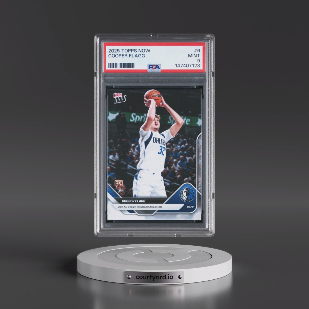 2025 Topps Now #6 Cooper Flagg (PSA 9 MINT)