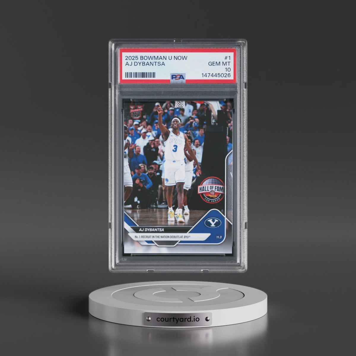 2025 Bowman U Now #1 AJ Dybantsa (PSA 10 GEM MINT)