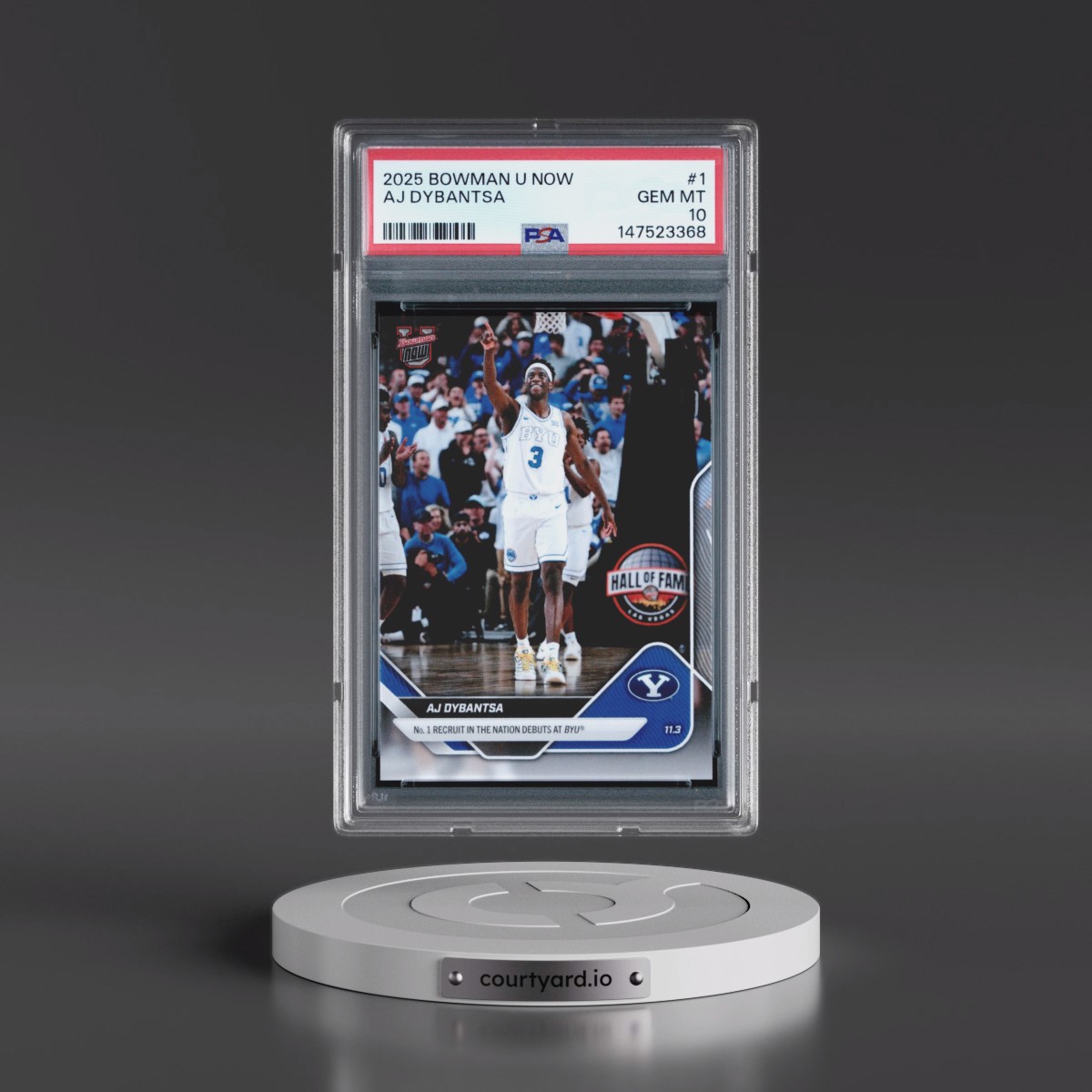 2025 Bowman U Now #1 AJ Dybantsa (PSA 10 GEM MINT)