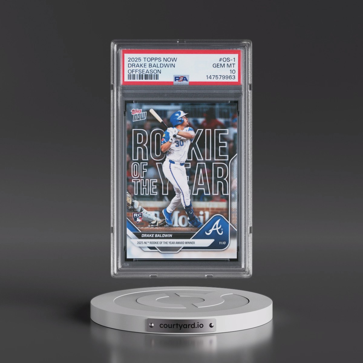 2025 Topps Now Offseason Drake Baldwin #OS-1 PSA 10