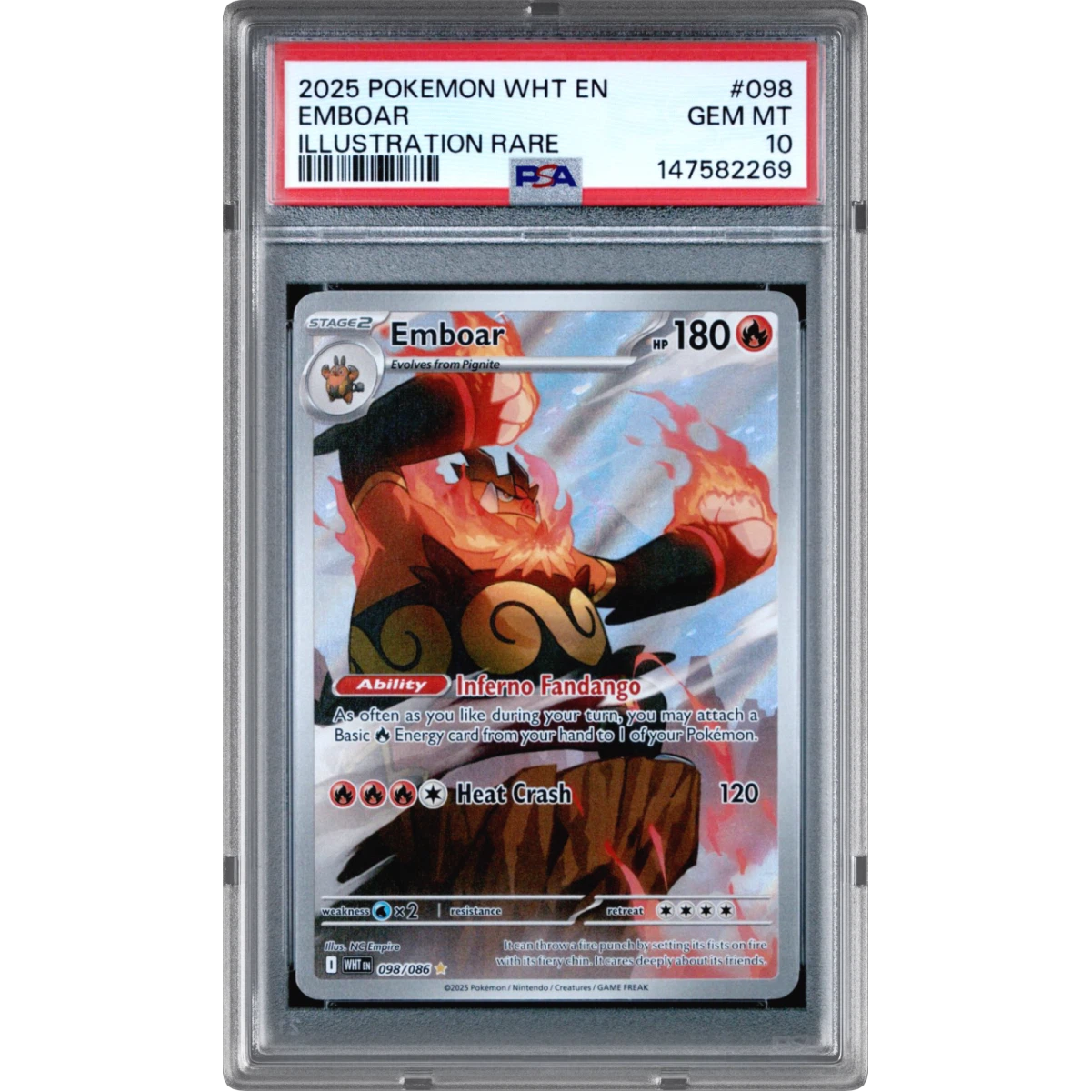 Emboar card artwork