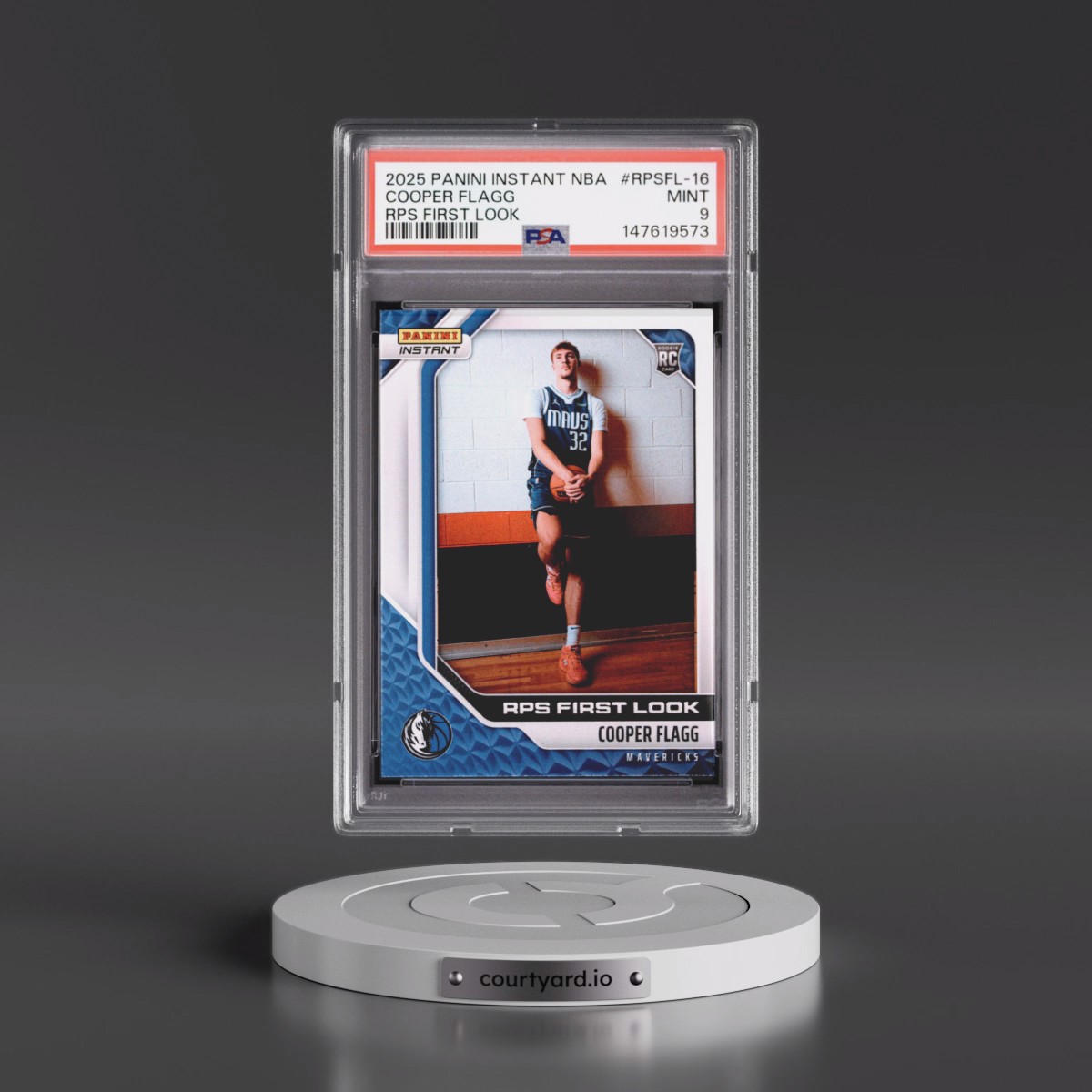 2025 Panini Instant NBA Rps First Look #RPSFL-16 Cooper Flagg (PSA 9 MINT)
