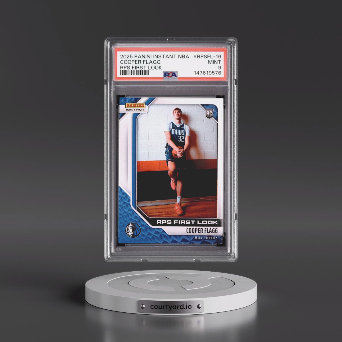 2025 Panini Instant NBA Rps First Look #RPSFL-16 Cooper Flagg (PSA 9 MINT)
