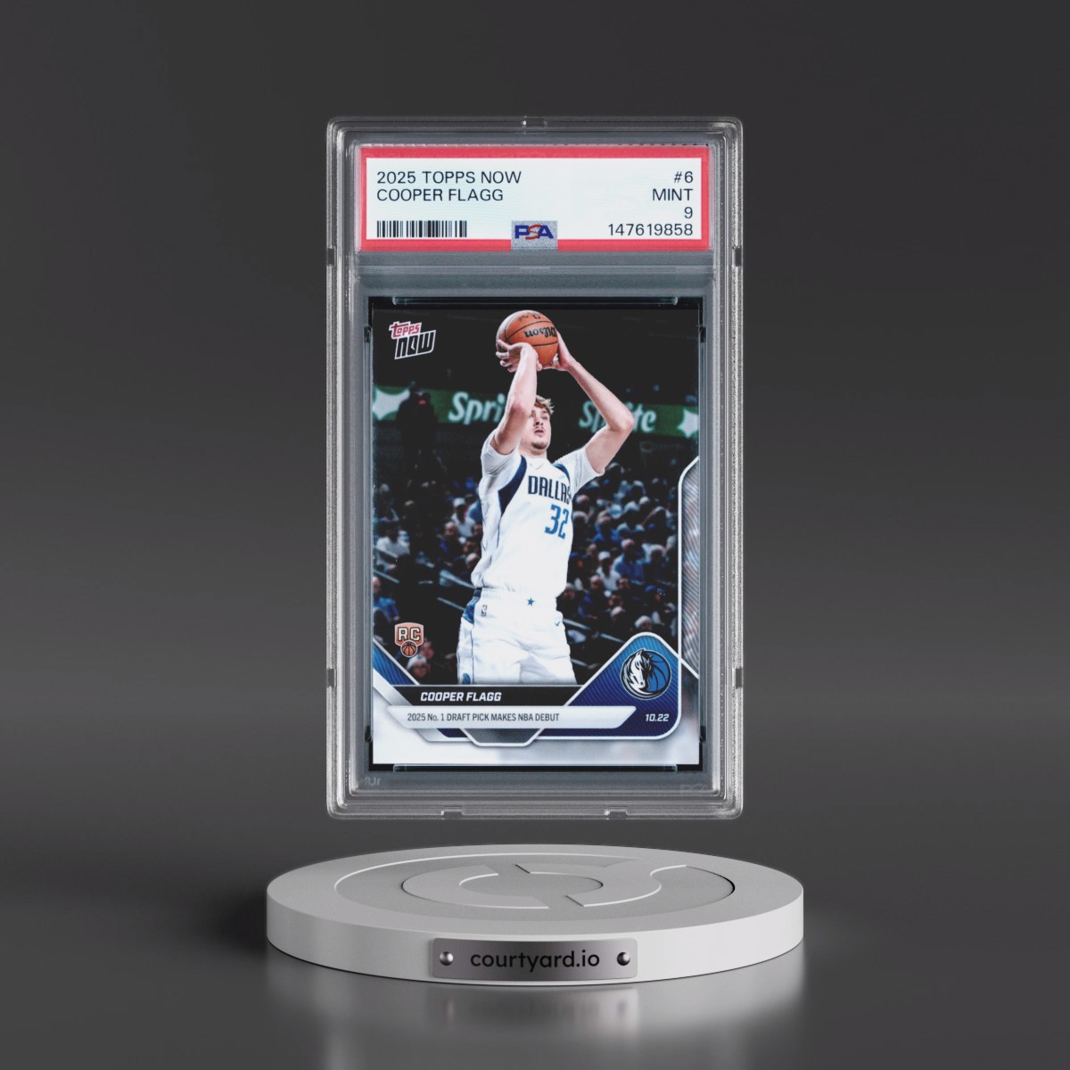 2025 Topps Now #6 Cooper Flagg (PSA 9 MINT)