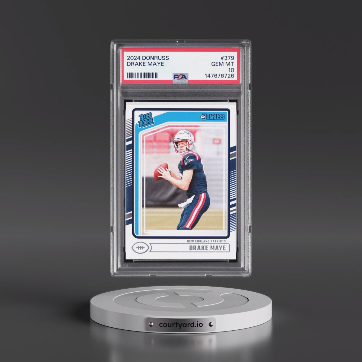 2024 Panini Donruss #379 Drake Maye (PSA 10 GEM MINT)