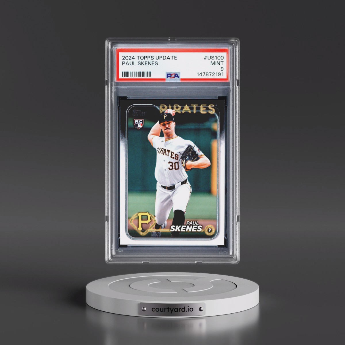 2024 Topps Update #US100 Paul Skenes (PSA 9 MINT)