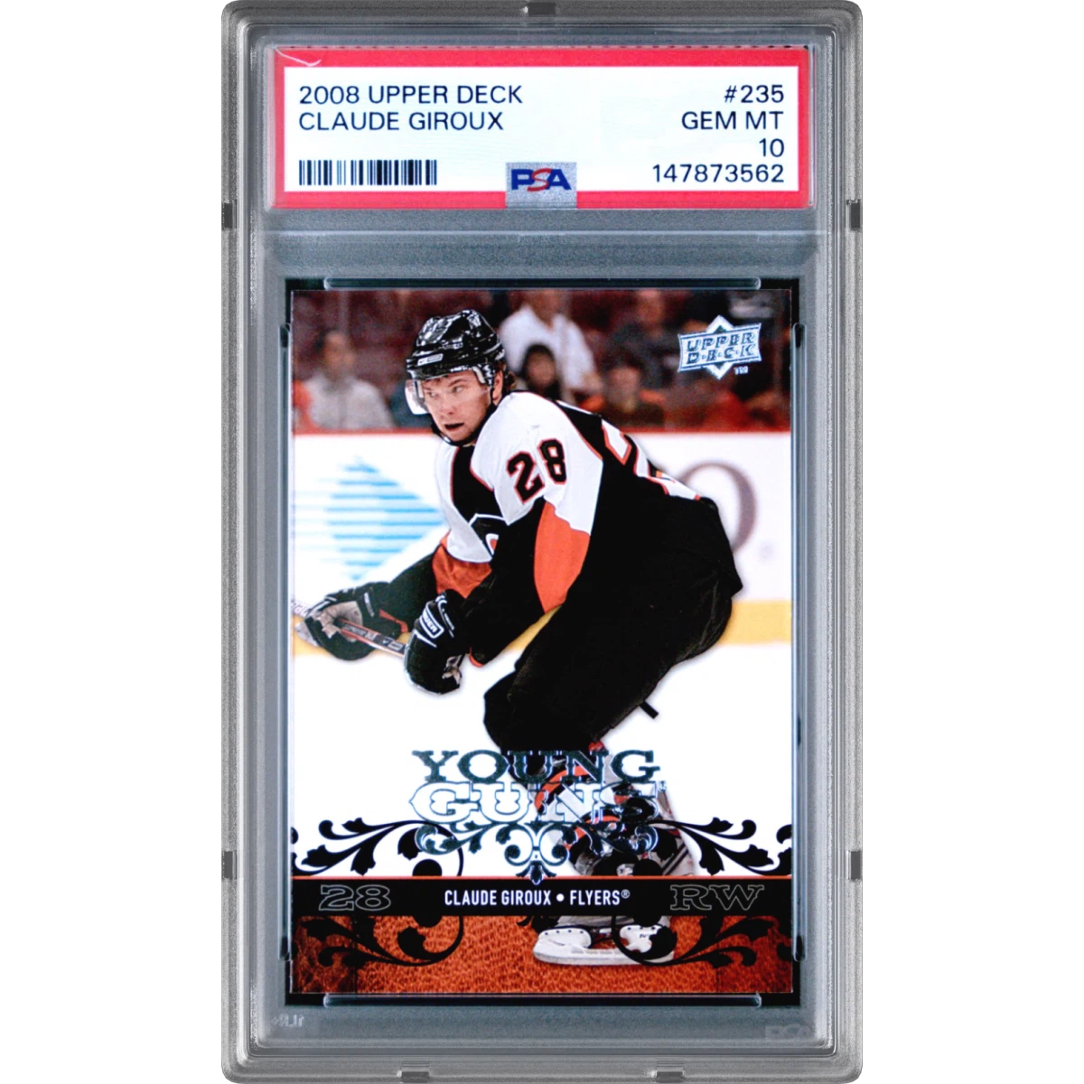 2008 Upper Deck #235 Claude Giroux (PSA 10 GEM MINT)