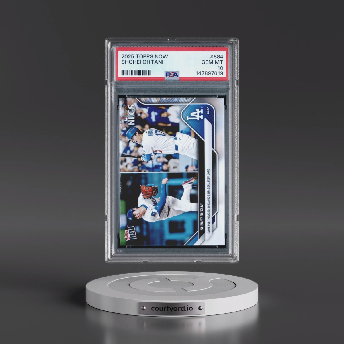 2025 Topps Now #884 Shohei Ohtani (PSA 10 GEM MINT)
