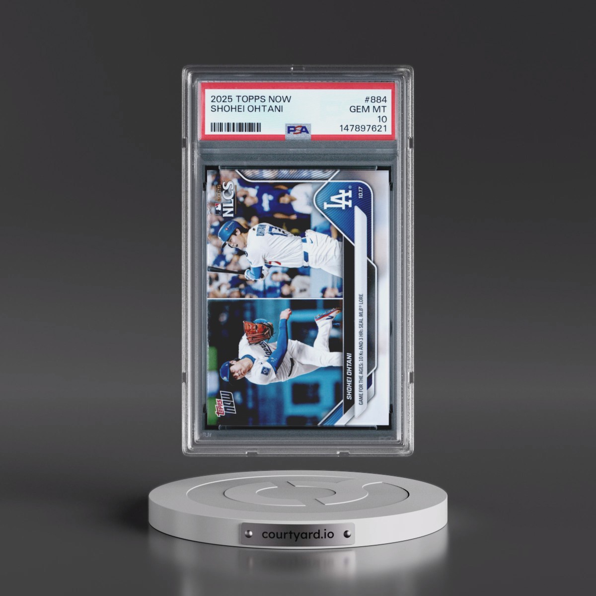 2025 Topps Now #884 Shohei Ohtani (PSA 10 GEM MINT)