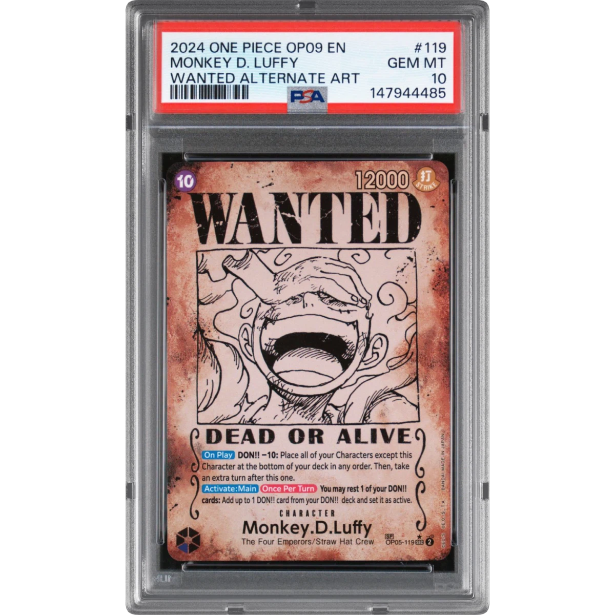 Monkey D. Luffy card artwork