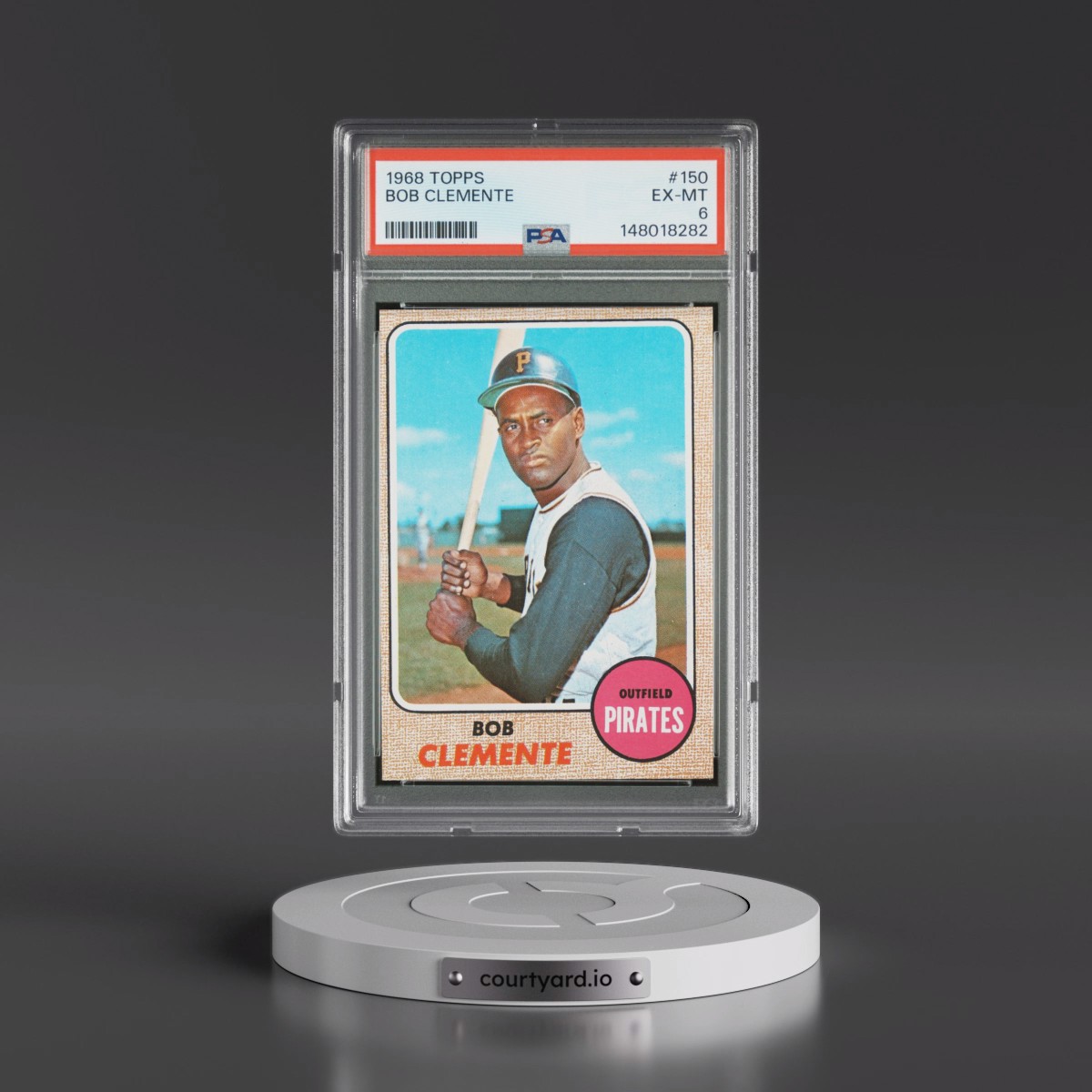 1968 Topps #150 Bob Clemente (PSA 6 EX-MT)
