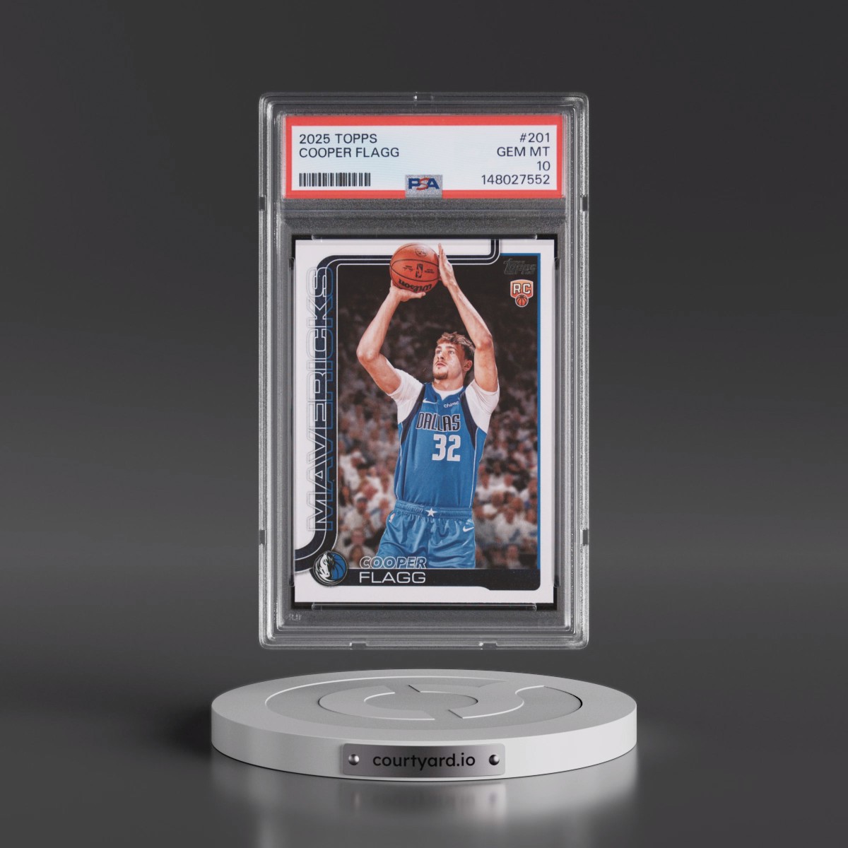 2025 Topps #201 Cooper Flagg (PSA 10 GEM MINT)
