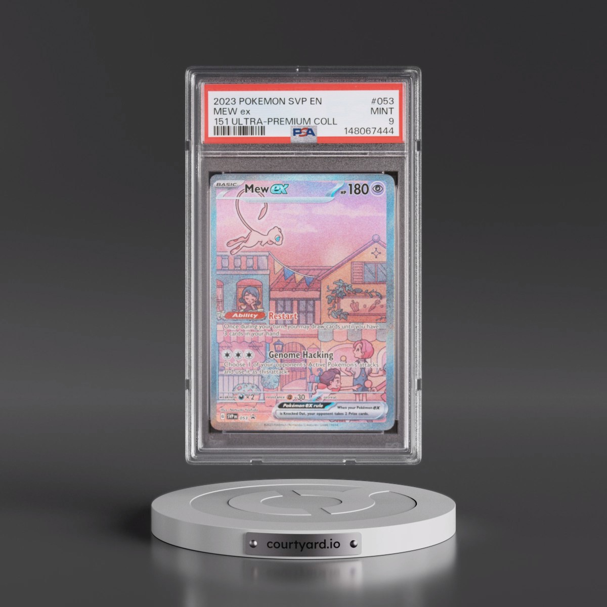 2023 Pokémon Svp EN-SV Black Star Promo #053 Mew EX - Holo 151 Ultra-Premium Collection (PSA 9 MINT)