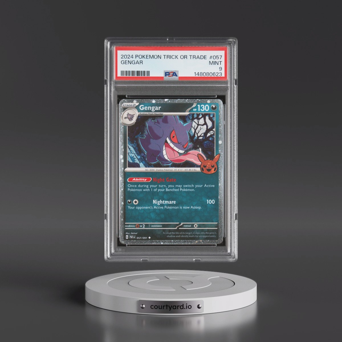 2024 Pokémon Trick or Trade #057 Gengar (PSA 9 MINT)