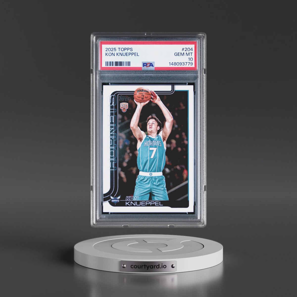 2025 Topps #204 Kon Knueppel (PSA 10 GEM MINT)