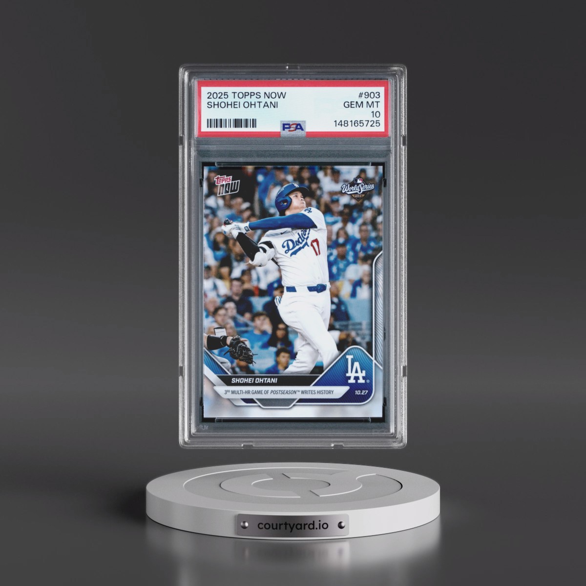 2025 Topps Now #903 Shohei Ohtani (PSA 10 GEM MINT)