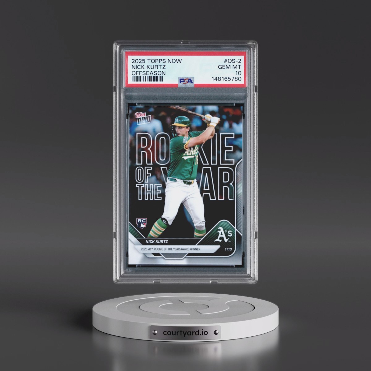 2025 Topps Now Offseason #OS-2 Nick Kurtz (PSA 10 GEM MINT)