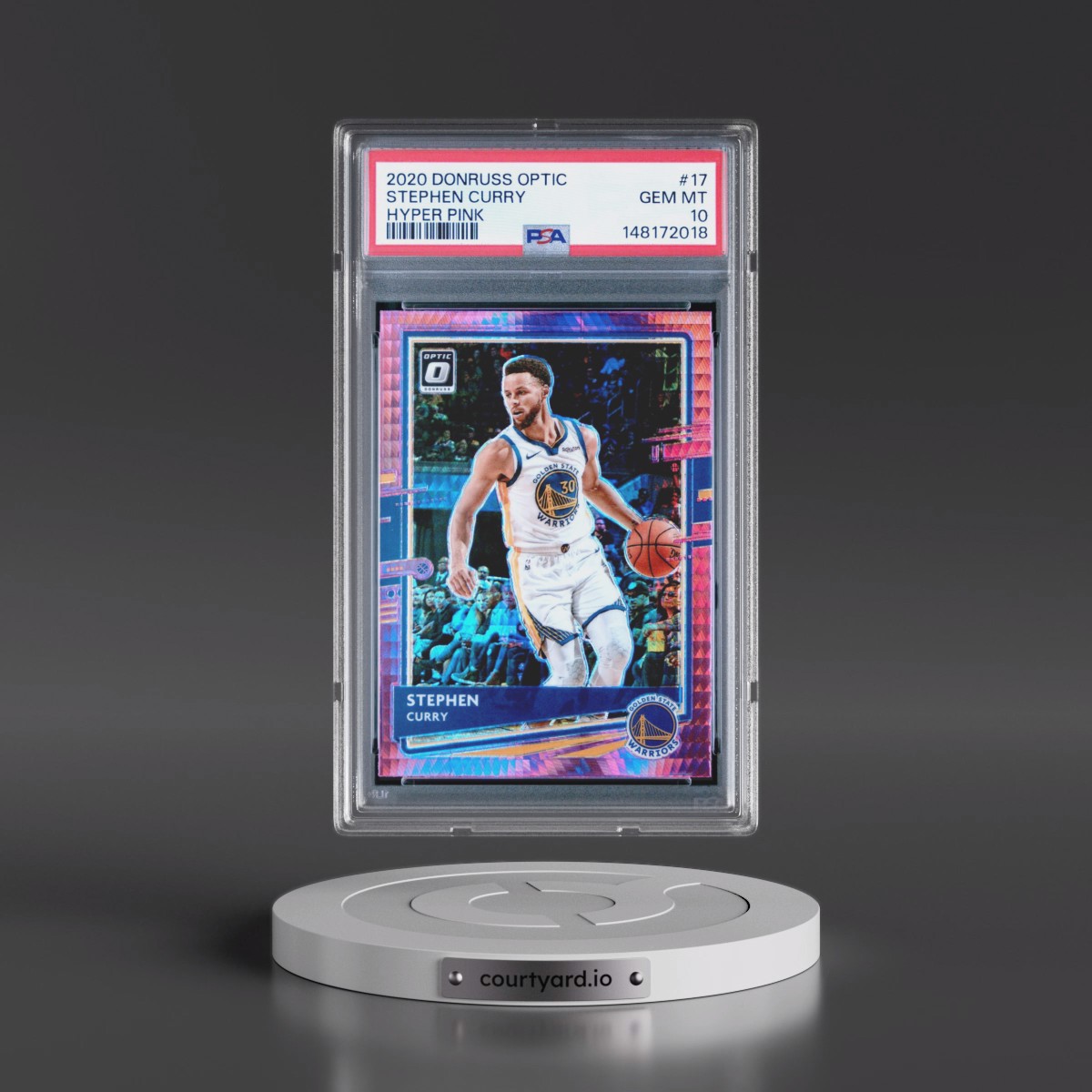 2020 Panini Donruss Optic Stephen Curry - Hyper Pink #17 PSA 10