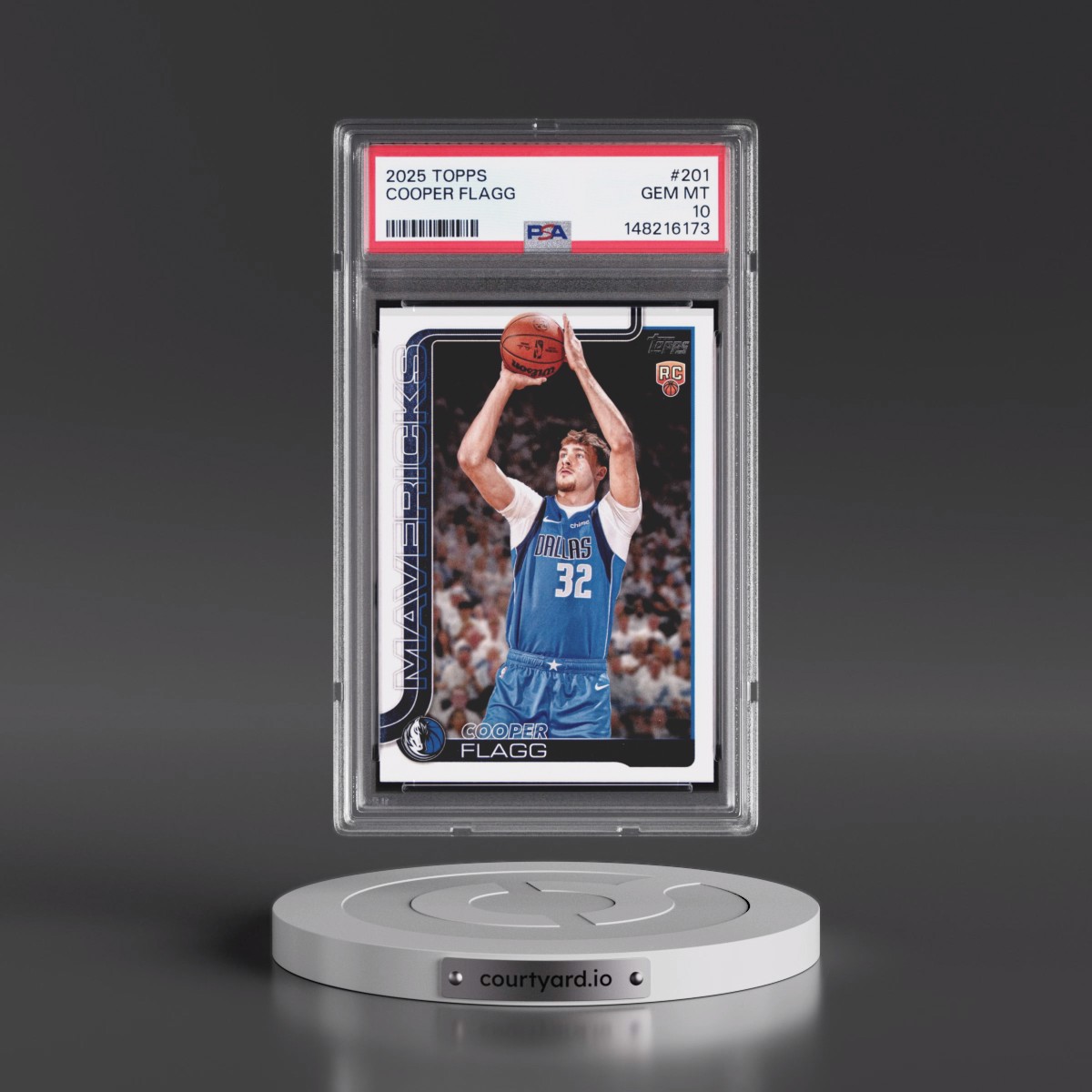 2025 Topps #201 Cooper Flagg (PSA 10 GEM MINT)