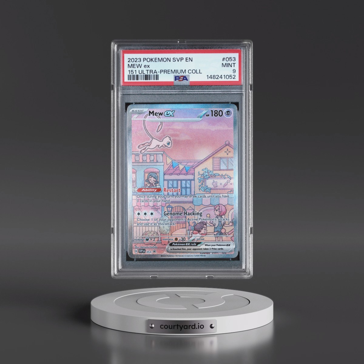 2023 Pokémon Svp EN-SV Black Star Promo #053 Mew EX - Holo 151 Ultra-Premium Collection (PSA 9 MINT)