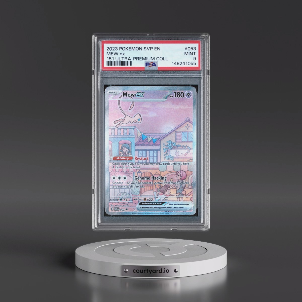 2023 Pokémon Svp EN-SV Black Star Promo #053 Mew EX - Holo 151 Ultra-Premium Collection (PSA 9 MINT)