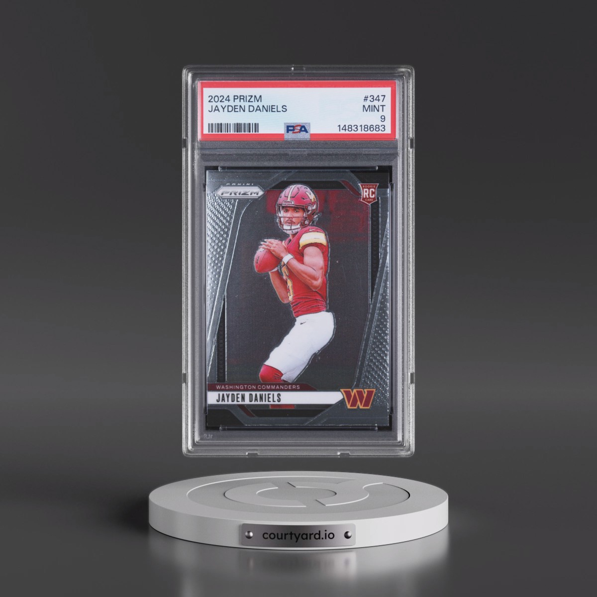 2024 Panini Prizm #347 Jayden Daniels (PSA 9 MINT)