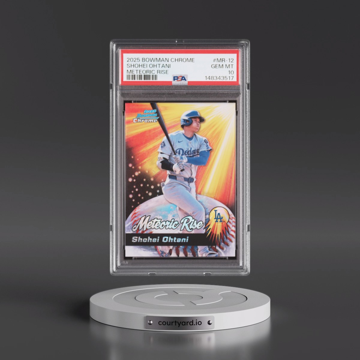 2025 Bowman Chrome Meteoric Rise #MR-12 Shohei Ohtani (PSA 10 GEM MINT)