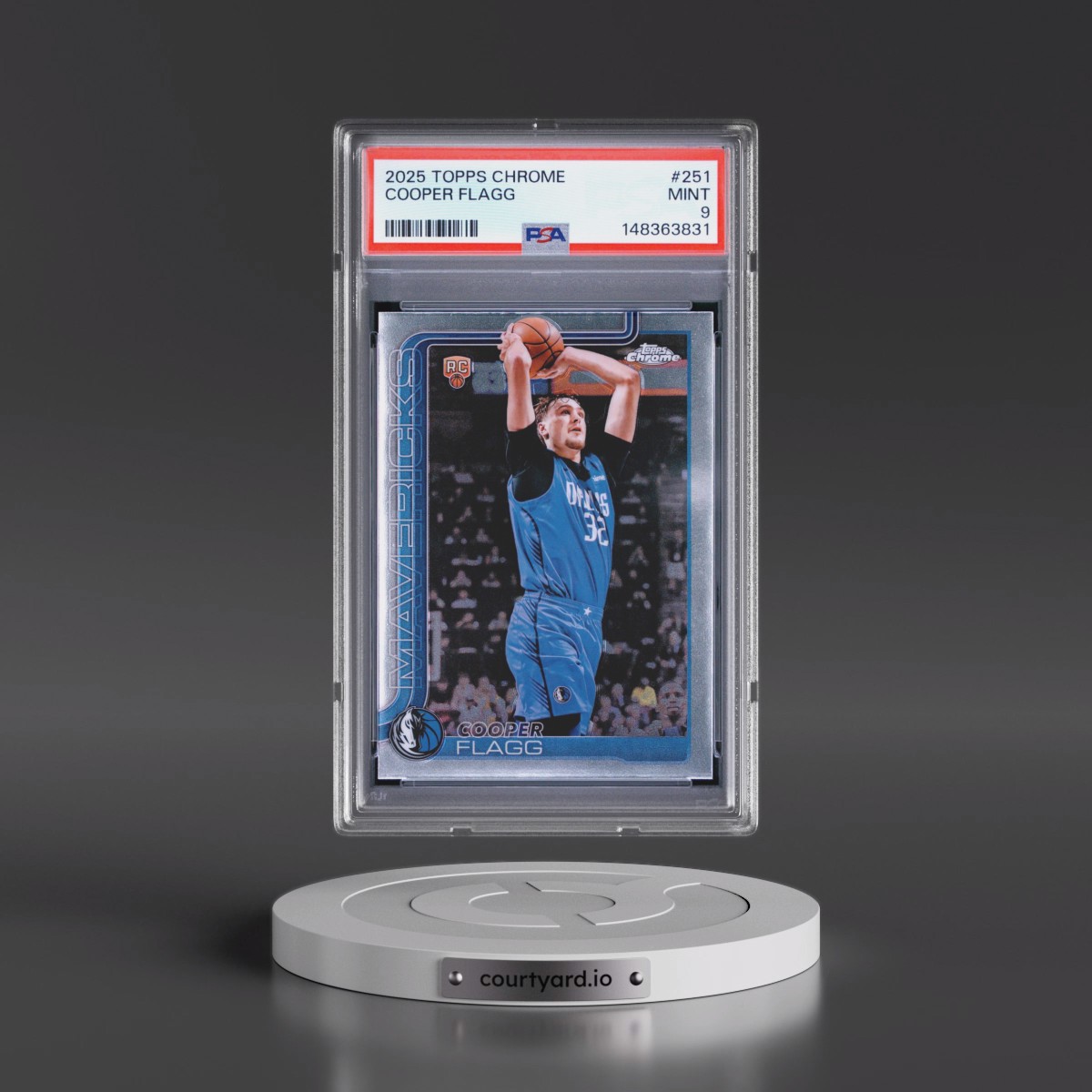 2025 Topps Chrome #251 Cooper Flagg (PSA 9 MINT)
