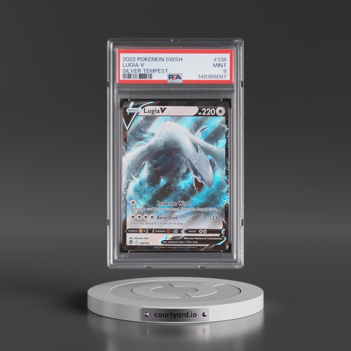 2022 Pokémon Sword & Shield Silver Tempest #138 Lugia V - Holo (PSA 9 MINT)
