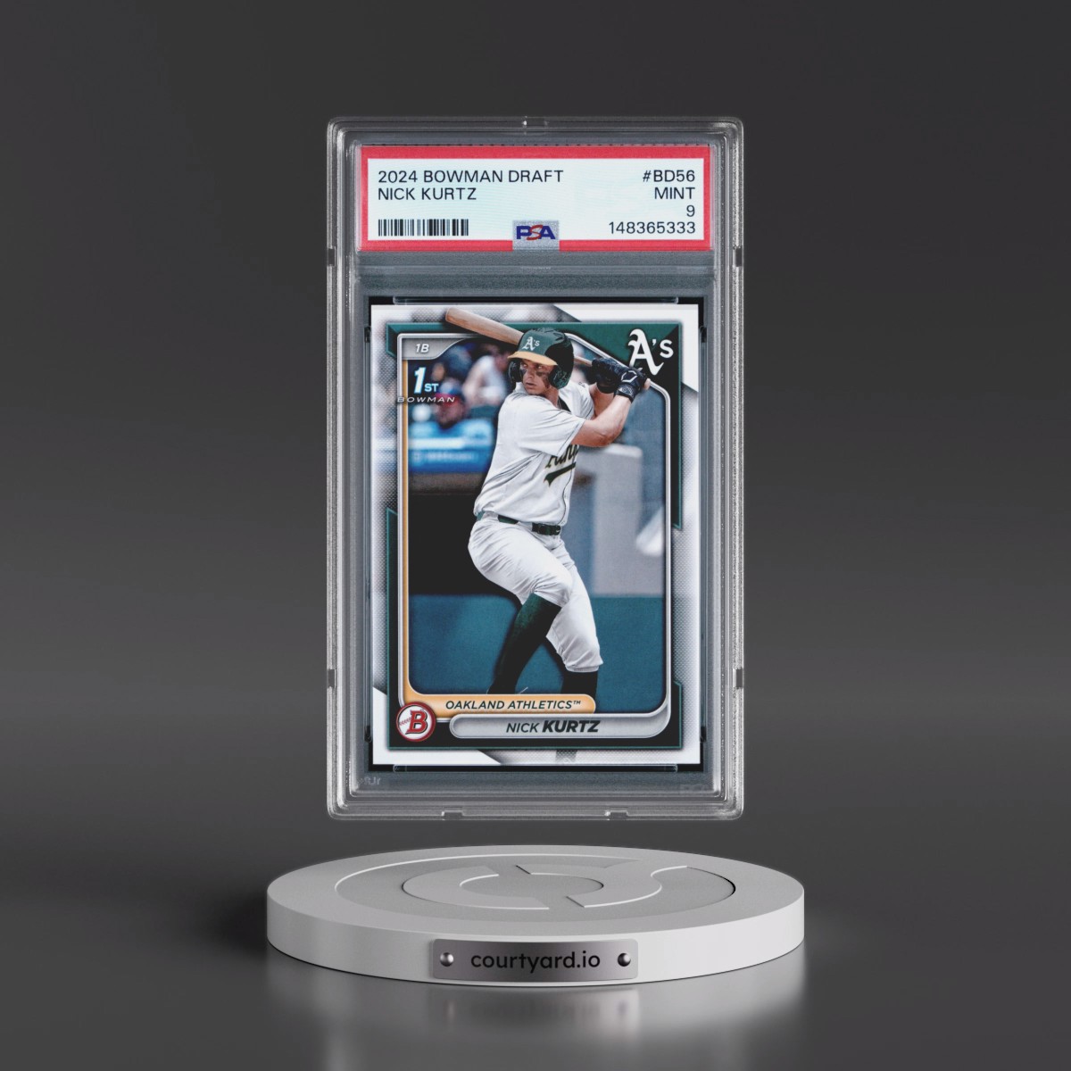 2024 Bowman Draft #BD56 Nick Kurtz (PSA 9 MINT)