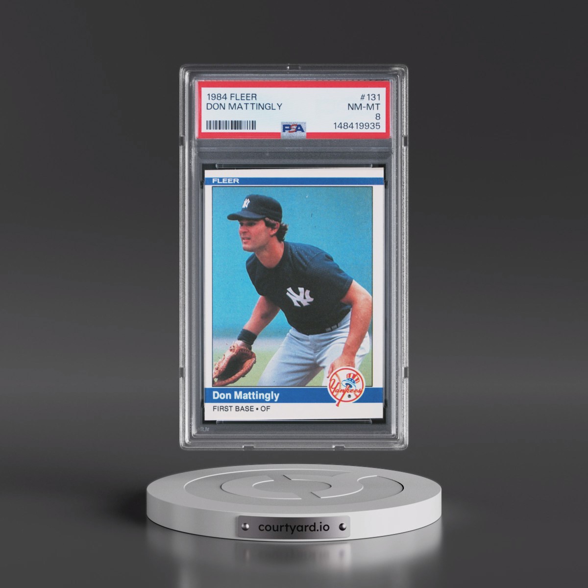 1984 Fleer #131 Don Mattingly (PSA 8 NM-MT)