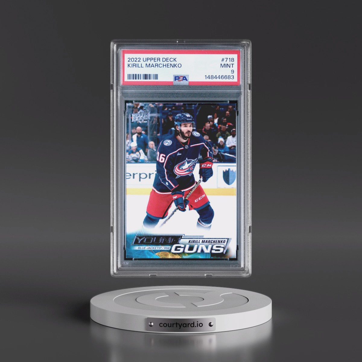 2022 Upper Deck Kirill Marchenko #718 PSA 9