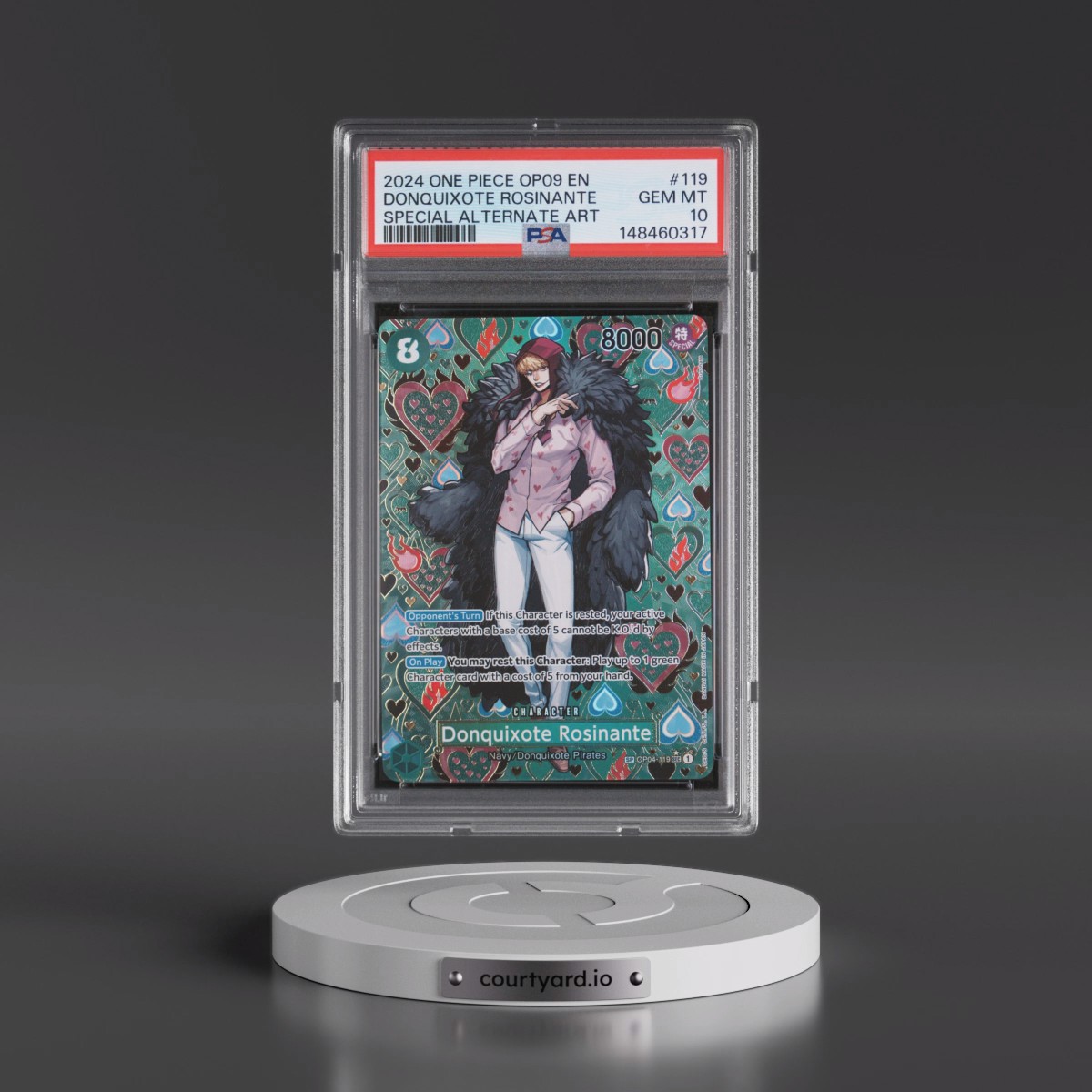 2024 One Piece OP09-Emperors in the New World #119 Donquixote Rosinante - Special Alternate Art (PSA 10 GEM MINT)
