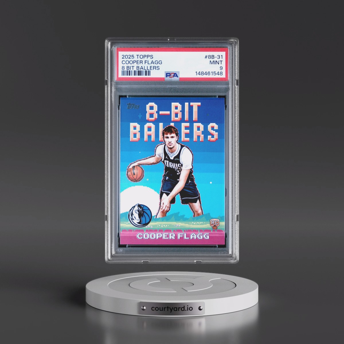 2025 Topps 8 Bit Ballers #8B-31 Cooper Flagg (PSA 9 MINT)