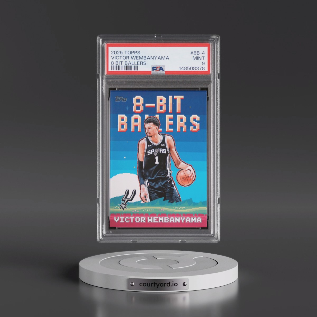 2025 Topps 8 Bit Ballers #8B-4 Victor Wembanyama (PSA 9 MINT)