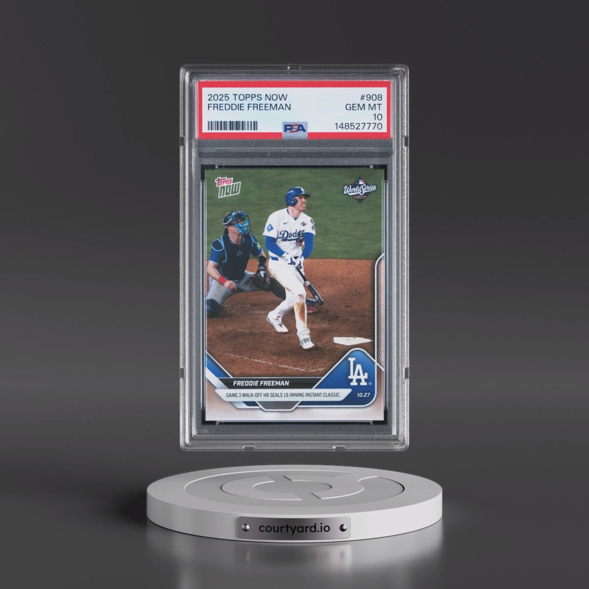 2025 Topps Now #908 Freddie Freeman (PSA 10 GEM MINT)