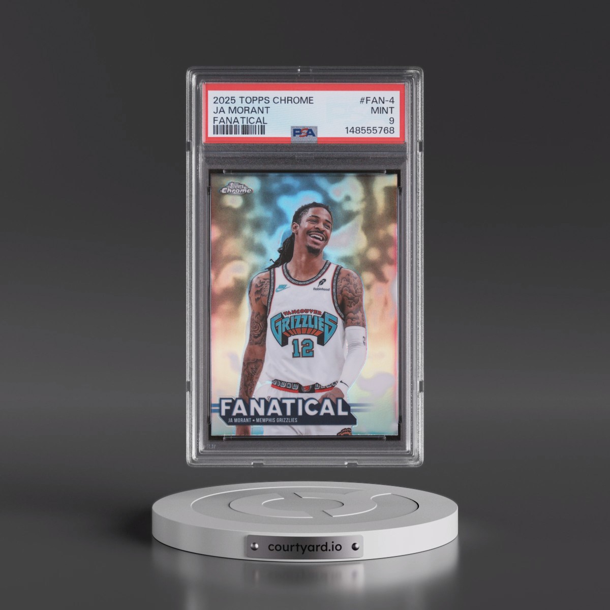 2025 Topps Chrome Fanatical #FAN-4 Ja Morant (PSA 9 MINT)